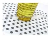 Wholesale plastic anti-skid food round serving tray with handle