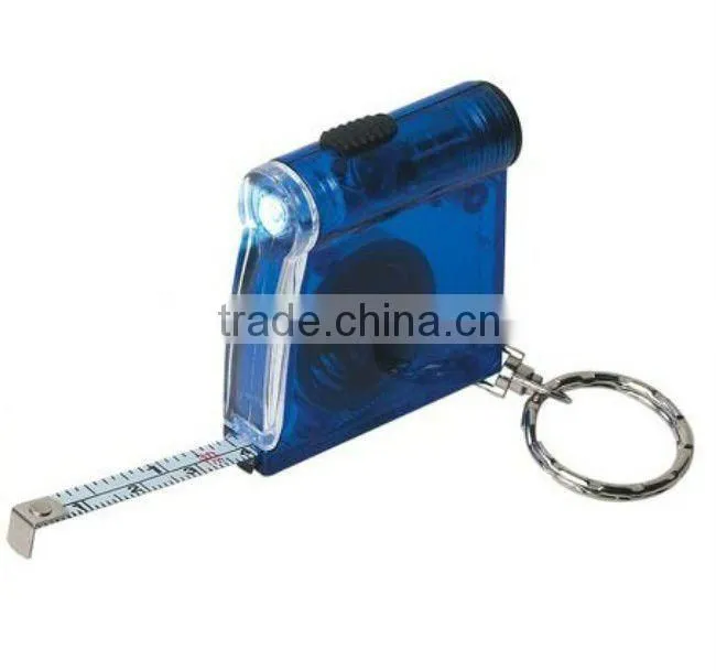 LED tape measure keyring