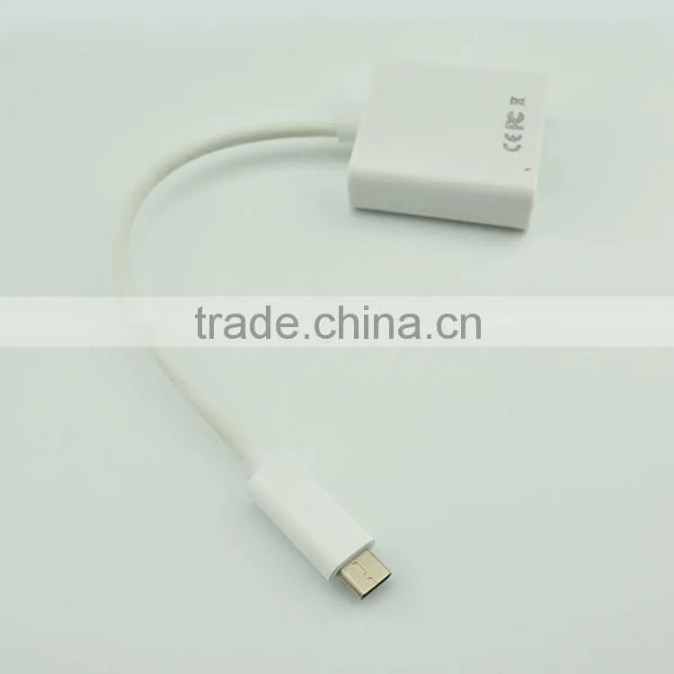 Manufacture male to female c type usb to hdmi converter cable for mobile phone accesories