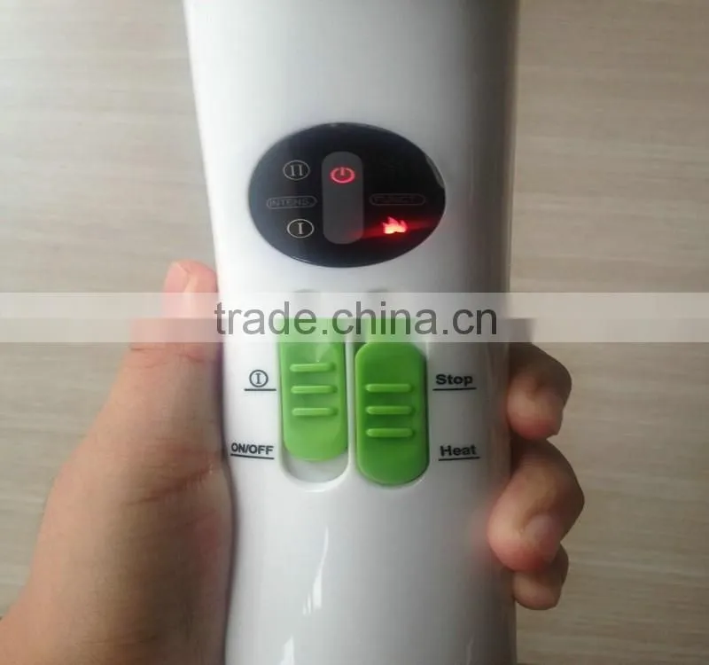 handheld vibrating body massager with cold heat function