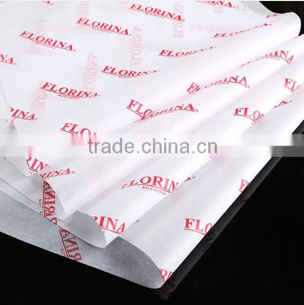 Wholesale custom printed tissue paper wrapping for garment