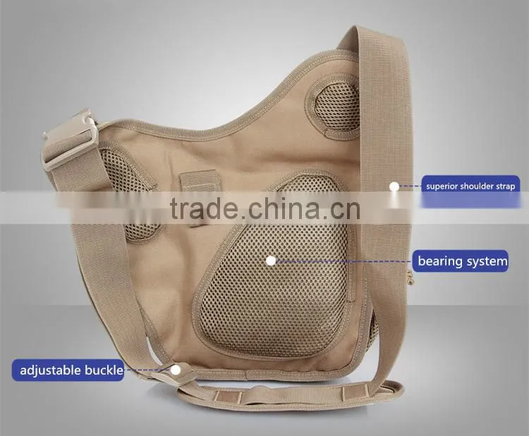 Outdoor leisure camo tactical military army saddle bag