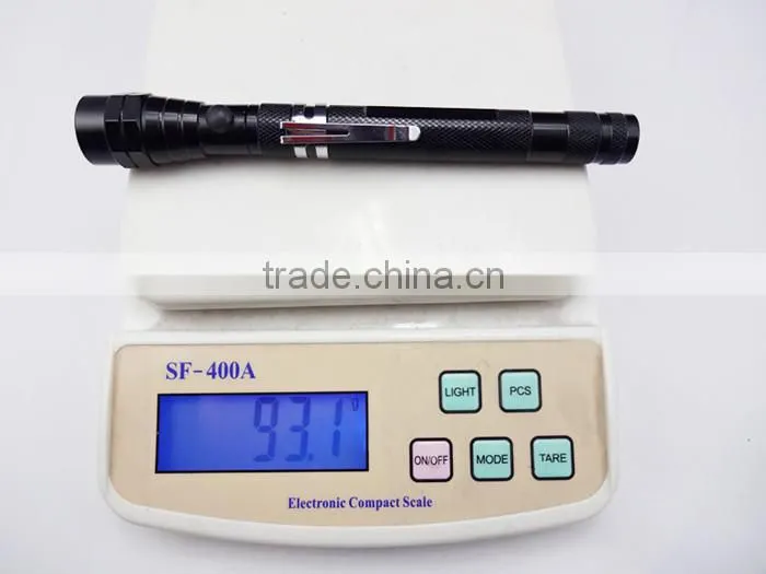 led flashlight magnetic base light, telescopic flashlight flexible torch, multi functional flashlight magnetic flashlight torch