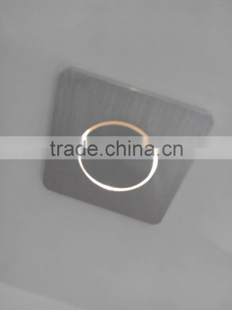 3W recessed Mini rotatable led wall light beding wall aiding lighting