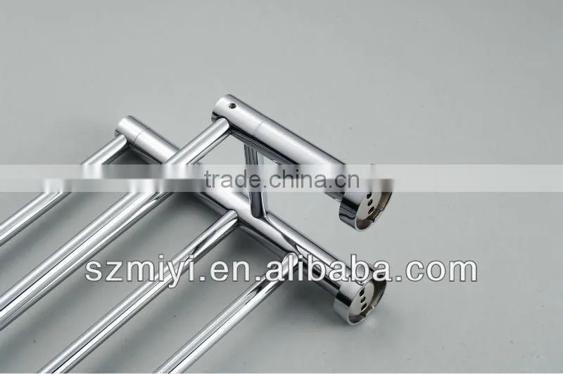 bathroom brass chromed towel bar