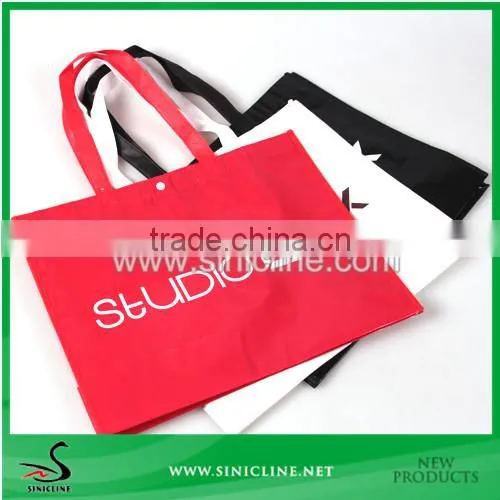 Sinicline Customized glossy laminated non-woven shopping bag