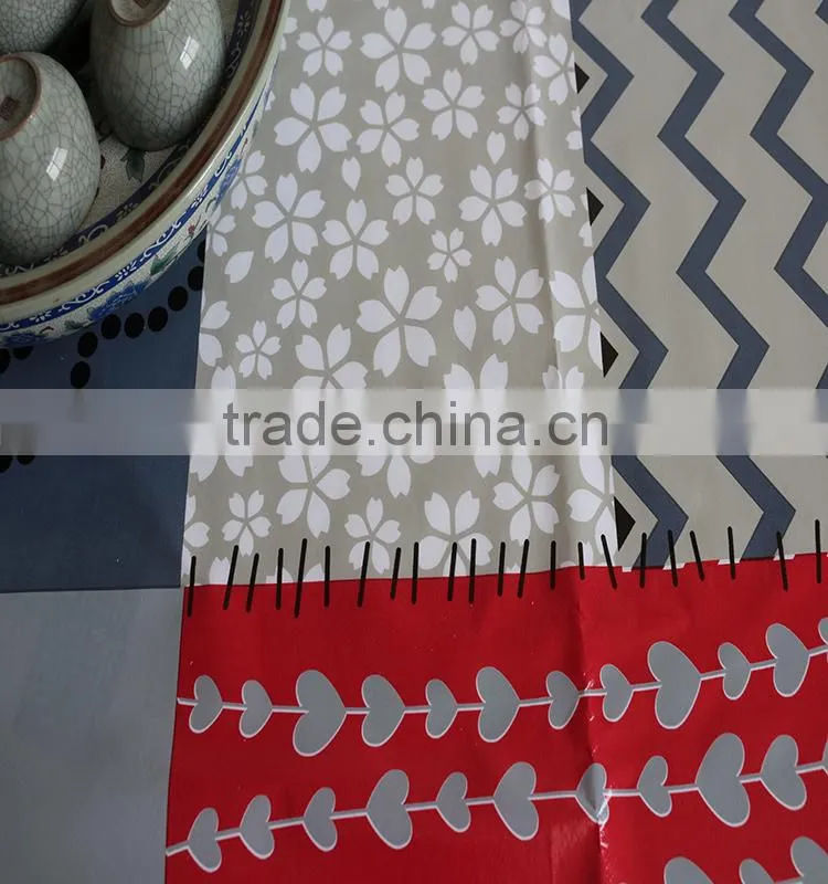 PVC tablecloth with Compound non-woven backing