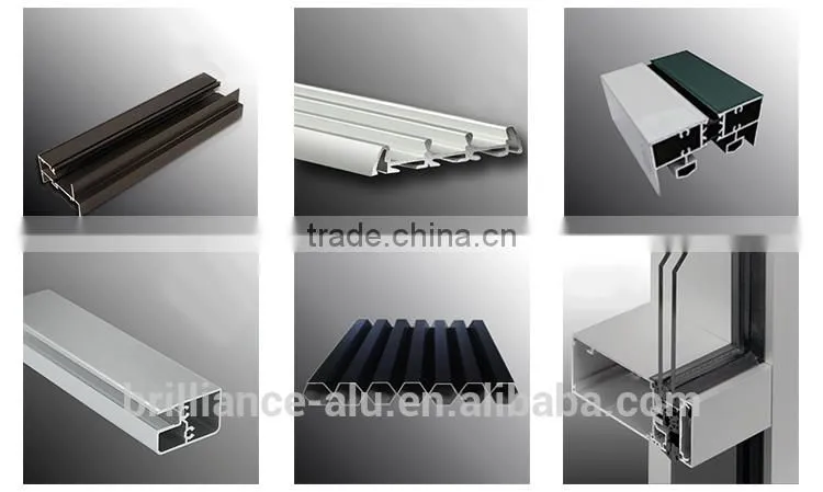 latest style with all types of extruded aluminum quarter round tube/pipe
