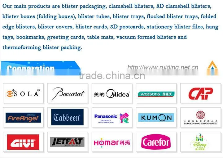 customized CMYK printed pvc pet box