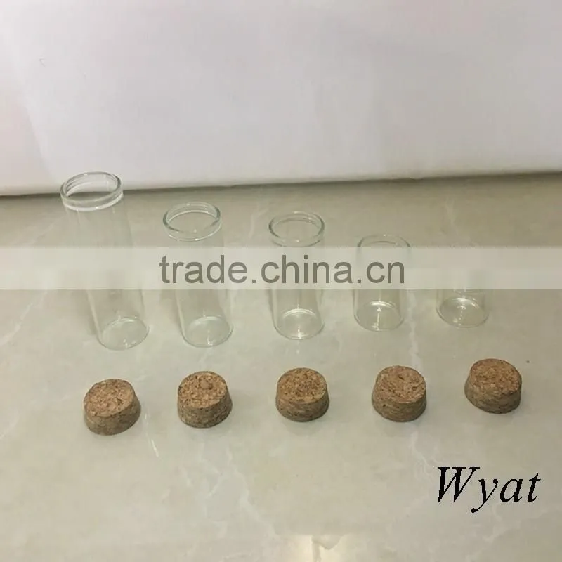 cheap round glass wishing bottles with cork manufacturer