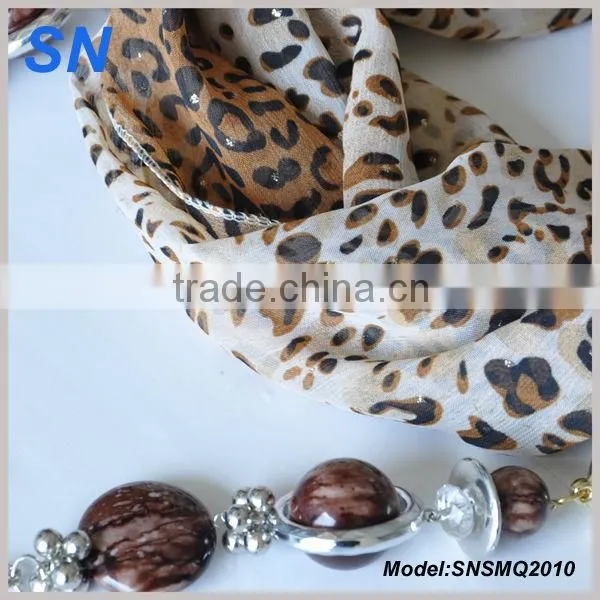 Leopard print scarf scarf all sorts pendant Scarf