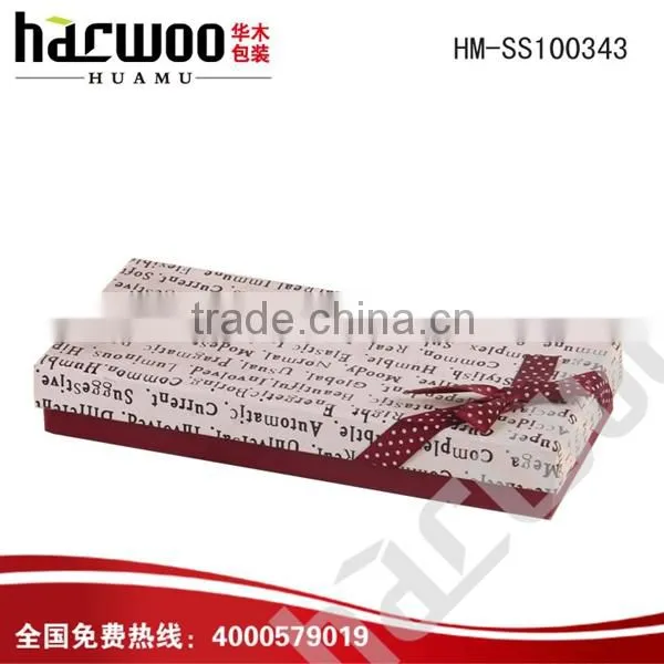 Cheap and high quality cardboard paper tie box