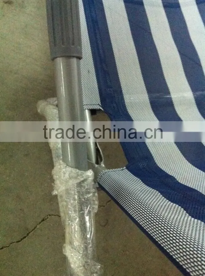 Comfortable adjustable folding beach lounge