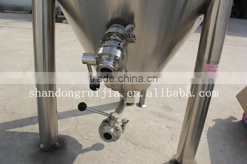 Ruijia 100L 300L 500L industial brewing equipment , commercial beer brewery,mash tun, fermenter,beer keg for sale