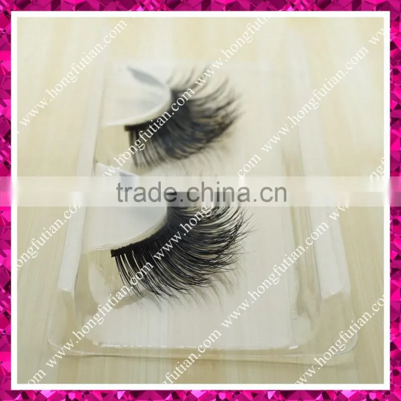 2016 new type false eyelash; 3D mink strip eyelash