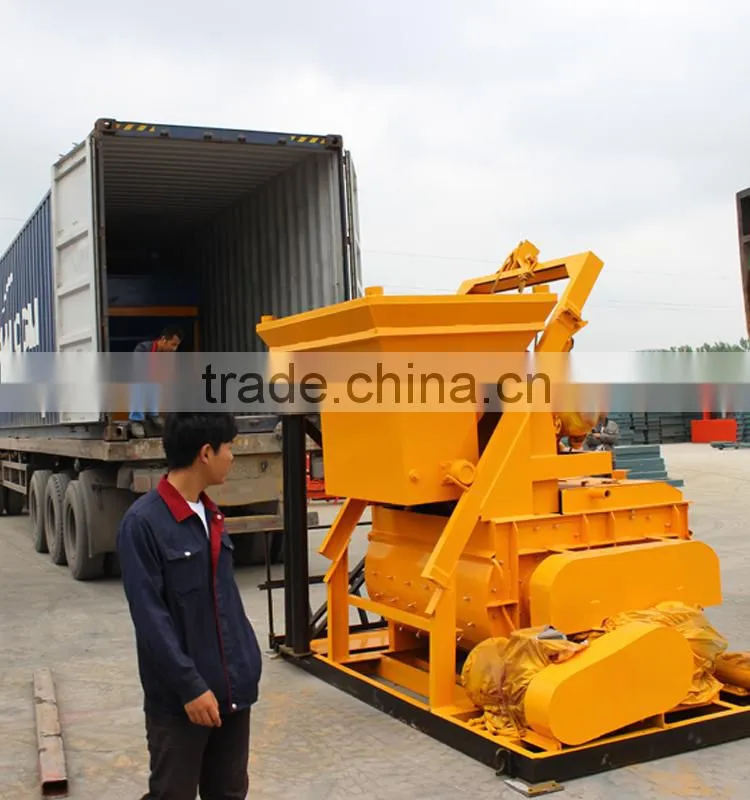 mini concrete mixer JS500 cement mixer concrete pan mixer for sale