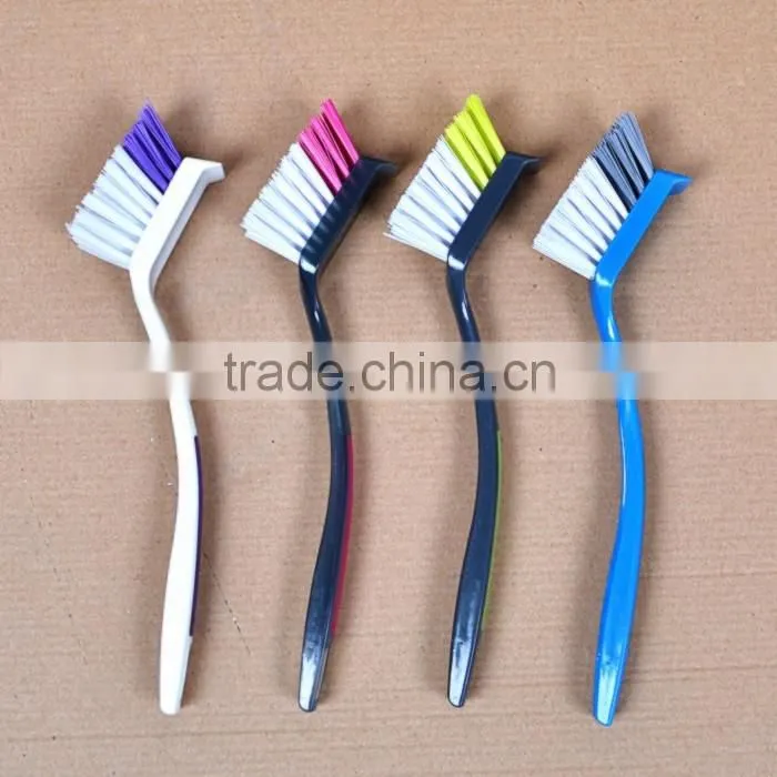 Colourful Plastic Long Handle Holloware PP Bristle Cleaning Dish Brush