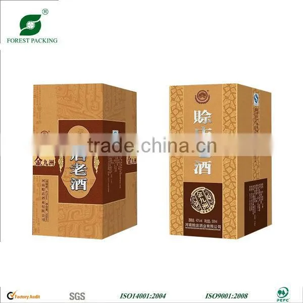 WHITE SPIRIT PACKAGING BOXES FOR ONE BOTTLE