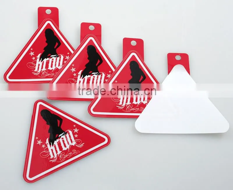 Custom vinyl decals and die cut decals paper car window Cling Stickers,Customized Glossy car window stickers ---- DH 10777