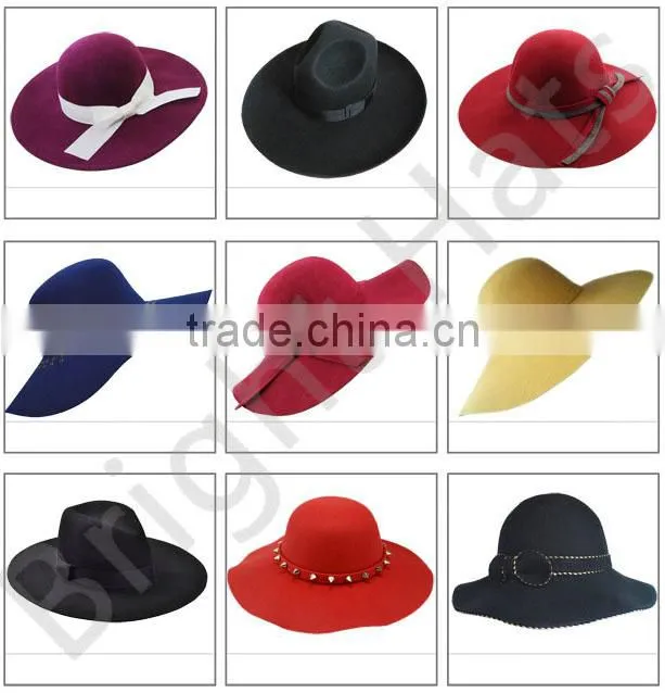 New Style Fashion Felt Floppy Hat