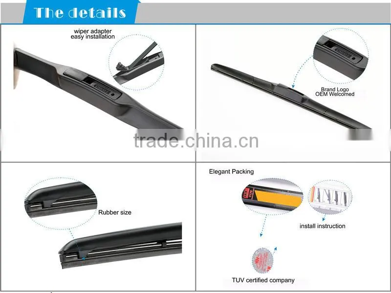 mitsuba wiper blade , wiper blade refill roll , hybrid wiper bladeT170