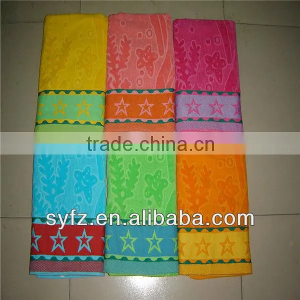 100%cotton fashionable printed beach towel