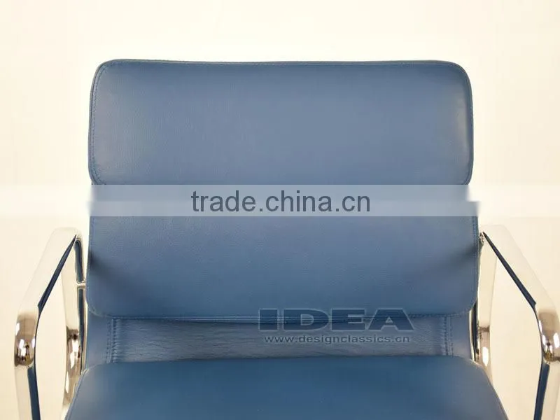 Replica EA217 Charles Office chair- Blue Color Genuine Leather