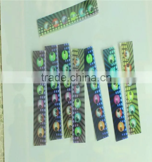 colorful design PP/PET 3d ruler