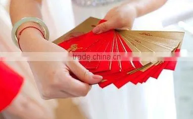 Popular factory made red envelope /printing cardboard envelopes(3w01)
