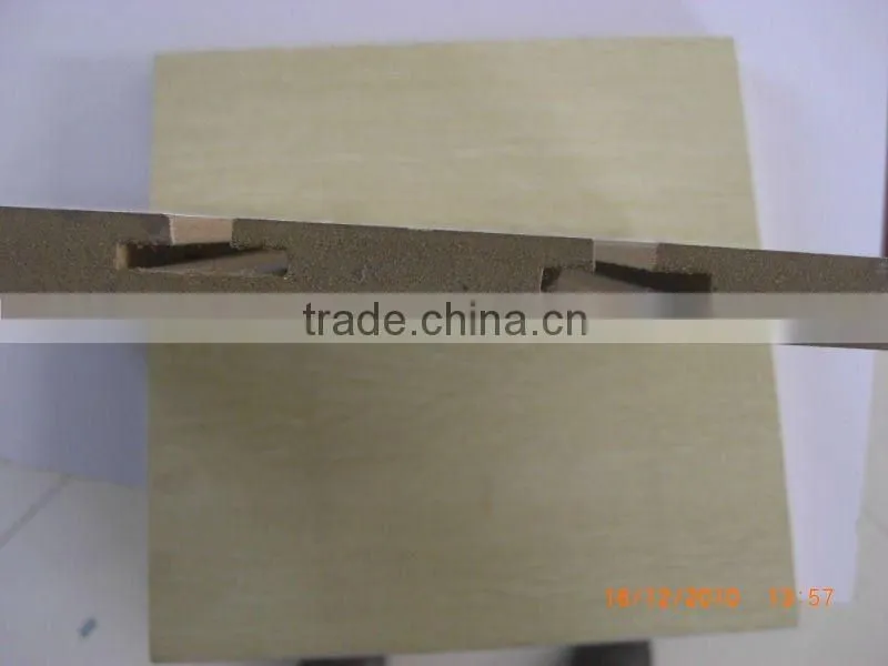 Wall decorative plywood,Melamine slot wall board MDF,laminated slotted board for furniture