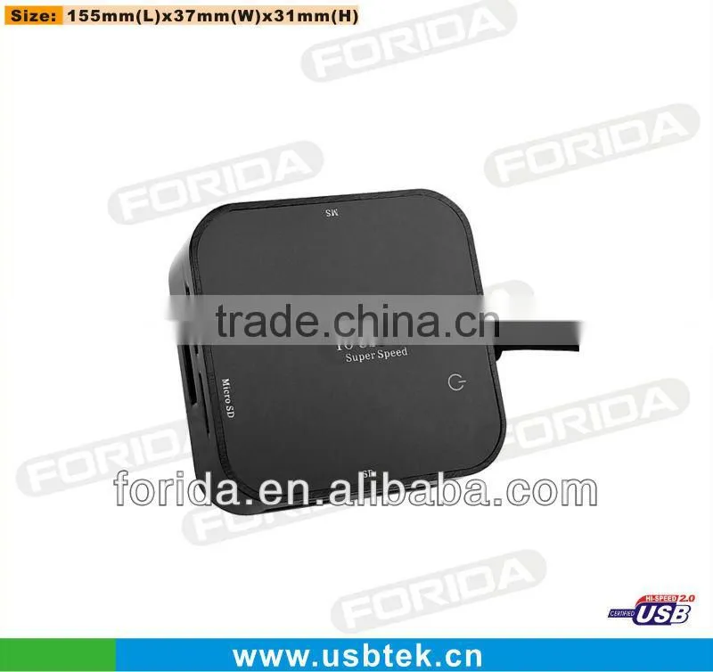 Multifunctional combo: USB 2.0 HUB combine with card reader