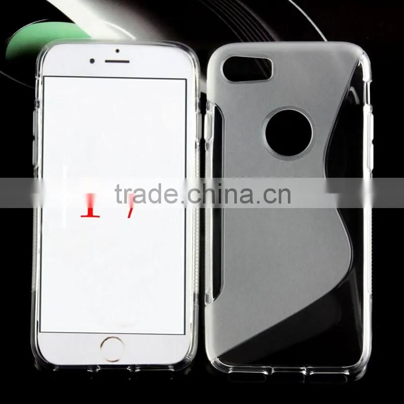 Clear Transparent Soft TPU Mobile Phone Case Cover,For Iphone 7 Case Plastic