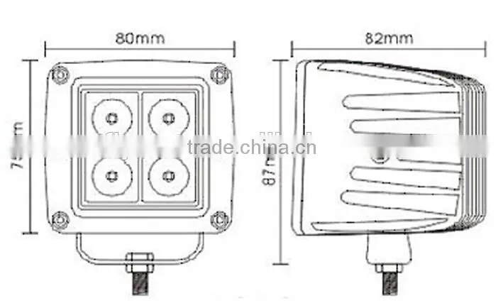 10v-30v DC 18W offroad high power c ree car auto Led Work Light Led Work Light, Offroad 18w Led Work Light