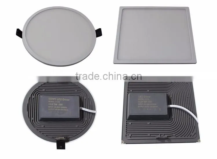 IP44 round led panel light / dimmable led light panel / SMD slim led panel