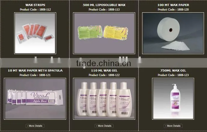 non woven depilatory wax paper , good sale Disposable epilation strips roll /hair removal wax paper roll