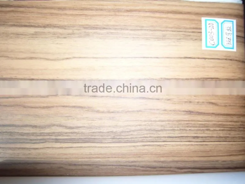 Embossed Wood Grain pvc walnut wood paneling color