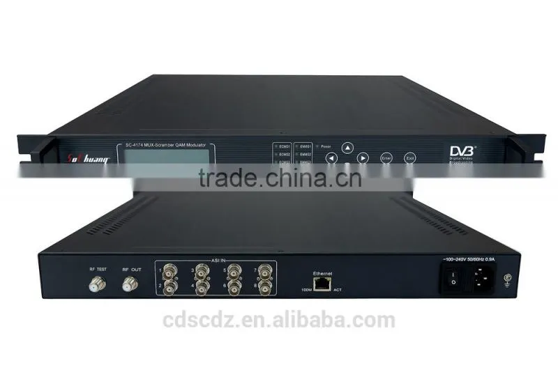 SC-4174 DVB-C Modulator with Scrambling Muxing / dvb-c modulator / catv modulator