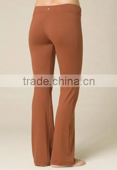 Ladies High Quality 87% Supplex 13% Lycra Fitness Pants Yoga Wear for Women