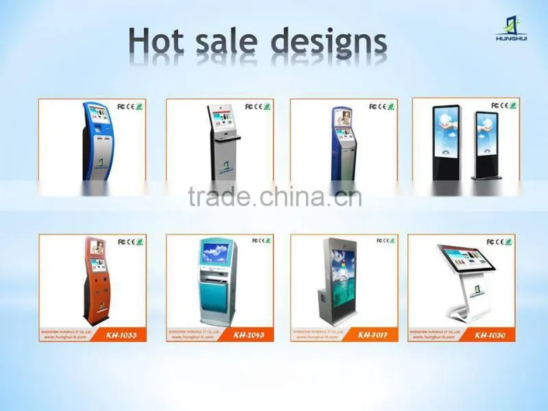 bank new card issue kiosk with document scanner