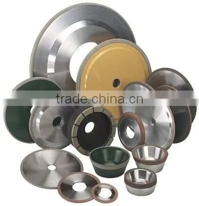 Glass work use grinding and polishing wheel