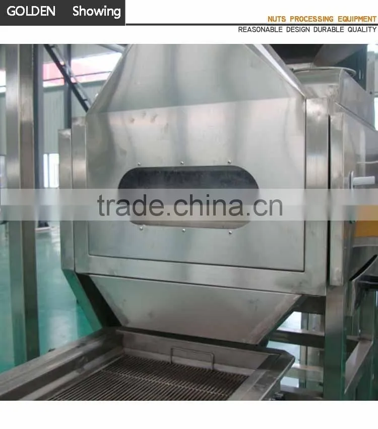 Nut Processing Machines Peanut Roasting Chopping Processing Line