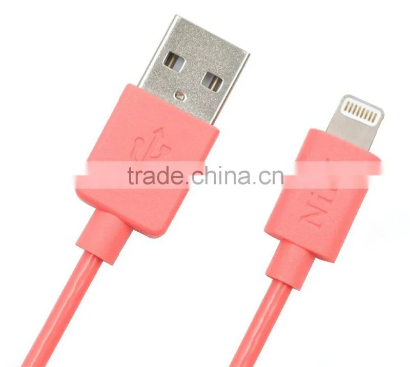 Portable usb charger cable wholesale round usb charger cable for Apple products