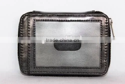 Wholesale Custom Logo Design Leather Coin Case/coin bag/coin purse