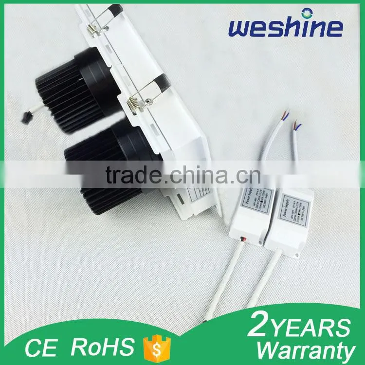 wild bean angle most powerful COB LED grille light bean port lamp 18w*2 wholesale