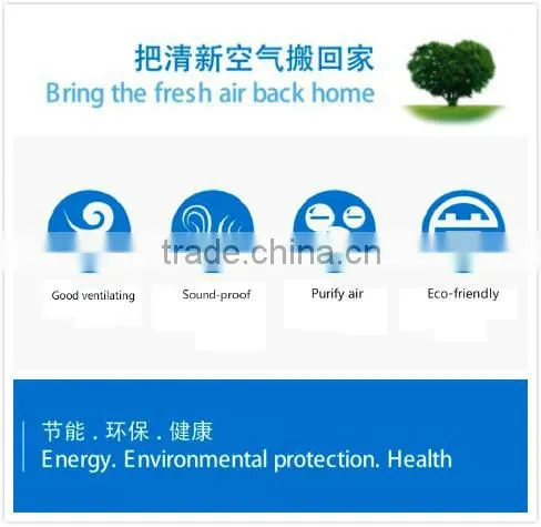 High Quality Aluminum Alloy Doors and Windows with Ventilator