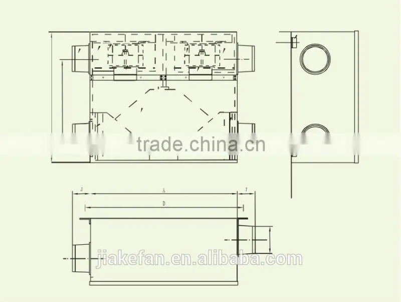 2015 Hot Sale Total Heat Exchanger/jiake fan
