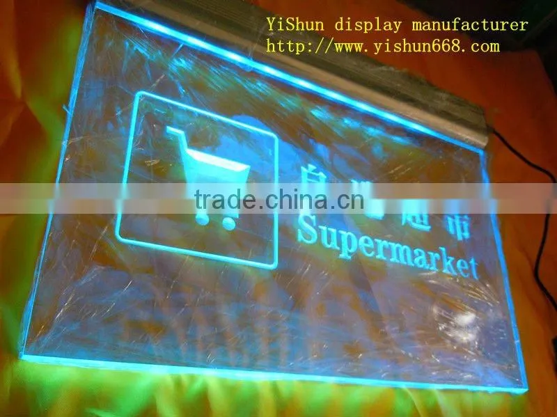 LED acrylic Shopping guide signs