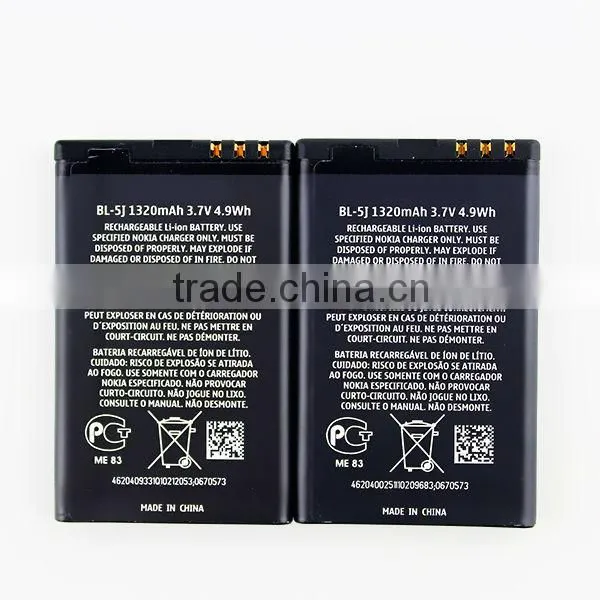 original BL-5J battery for nokia 5800 5230 5233 5235