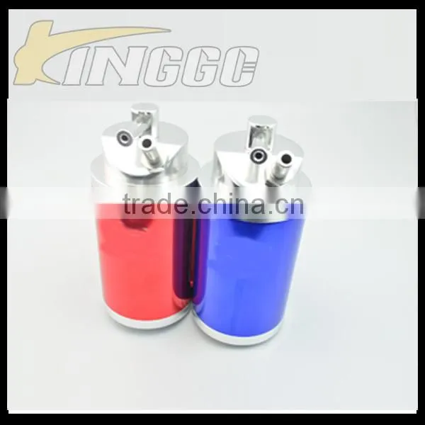 Auto Racing Oil Can Universal Round Aluminium Car Engine Oil Catch Tank