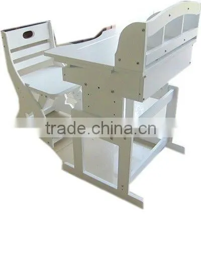 student desk & chair/school college furniture/wood student chair and desk